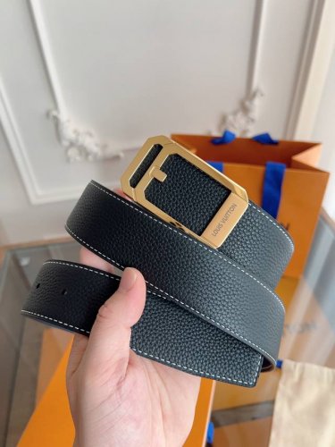 Special Louis Vuitton Authentic Single-Piece Item, Width 3.8 Cm Double-Sided Top