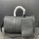 Bottega Veneta Bv hand-woven two-in-one men's travel bag airport bag handbag cla
