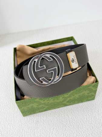 Product Name: Gucci Original Belt/Leather Bag Model: Hook buckle, pure steel bu - Click Image to Close