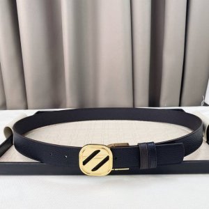 Zegna, Top-Grain Cowhide, Width 3.5 Cm, Available On The Official Website, Pure