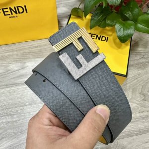 Special Fendl Fendi 40Mm Wide Double-Sided Genuine Calf Leather With A Single Rh