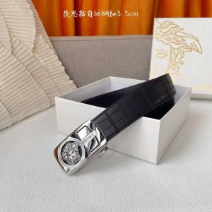 Versace imported calfskin, with a delicate and soft feel, paired with a pure st