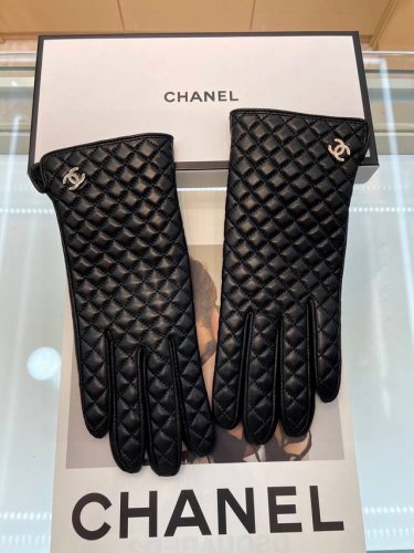 Chanel Autumn/Winter Women's Gloves, Imported Lambskin Leather, Ultra-thin, Soft