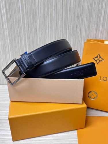 3.0 width, new style of the season, double-sided flat grain calfskin, with bouti