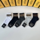 Special packaging for Fendi's new mid-length slouch socks! Five pairs per box, s
