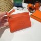 Hermes H coin purse/key pouch, made of top-grain cowhide with compartments for