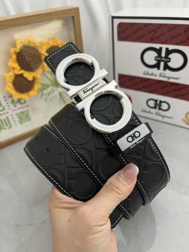 Product Name: Ferragamo Original Material: Original Cowhide Leather Belt, 100% G