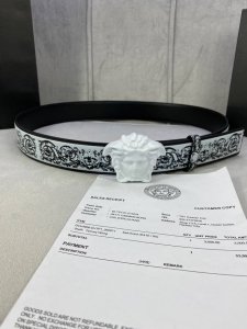 Width 4.0 Cm Versace This Palazzo Belt Is Crafted From Calf Leather And Features