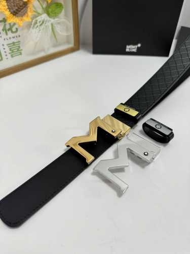 Product Name: Montblanc Material: 100% top-grain cowhide belt, guaranteed genuin
