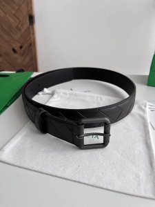 Bv 2026 Newest Men's Braided Belt, Handmade Intreccio Large Check Braid, Italian