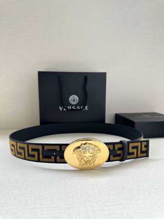 Special Width 3.8Cm Versace This Satin Belt Is Very Casual In Style And Features - Click Image to Close