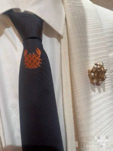 lv Crab Silk Tiedyes In Deep Tones For Eye-Catching Beach Animalsembroidery W