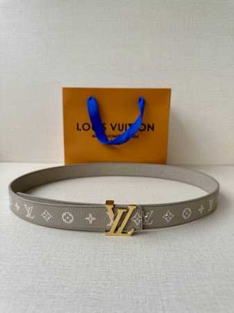 3.0 Wide Lv Double-Sided Lychee Belt Interprets Louis Vuitton's Classic Elements - Click Image to Close