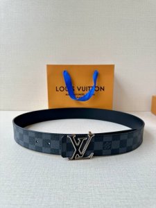 4.0 Width This Double-Sided Belt Features The Iconic Lv Initiales Buckle In Thre