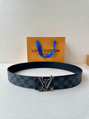 4.0 Width This Double-Sided Belt Features The Iconic Lv Initiales Buckle In Thre