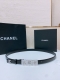 Chanel classic double C belt New logo buckle with imported fetal cowhide belt bo