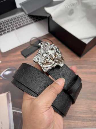 Special Versace Original, 4 Cm Wide Imported Hot-Pressed Grain Top Cowhide With - Click Image to Close