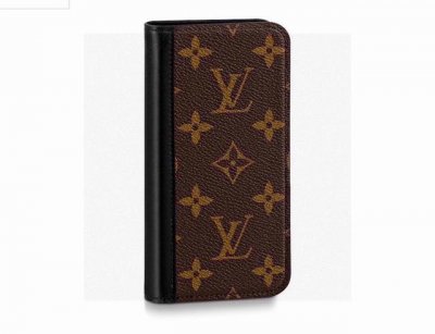 New Lv old flower splicing original leather case card case official website syn