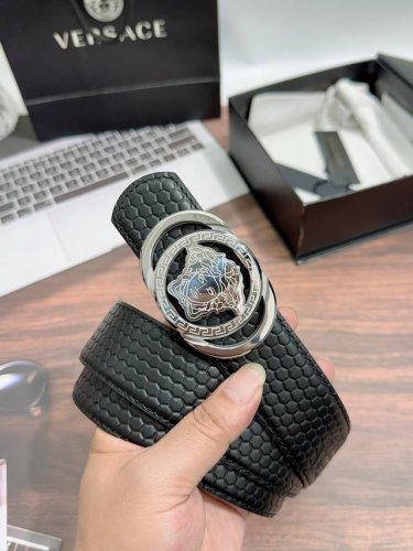 Versace original, width 3.8cm, original leather business casual dual use, 911588