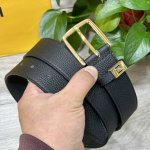 Fendl Fendi width 35mm, original imported double-sided top layer cowhide, with o