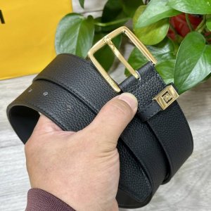 Fendl Fendi width 35mm, original imported double-sided top layer cowhide, with o