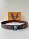 4.0 Wide Lv Dimension double-sided belt combines creative heritage with gorgeous