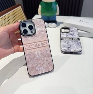 New Dior Dior limited edition jungle series mobile phone case with diamond came