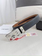 Product Name: Prada Automatic Belt (Ddd) Model: Automatic belt, classic pure ste