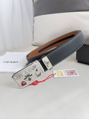 Product Name: Prada Automatic Belt (Ddd) Model: Automatic belt, classic pure ste
