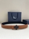 Width 3.5cm. This 35mm reversible belt combines elegant style with modern flair.