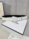 Width 3.0Cm Chanel Chanel women's belt double-sided cowhide classic buckle head