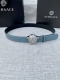 Width: 3.0 Cm Versace This Plain Weave Belt Features The Iconic Versace Medusa H