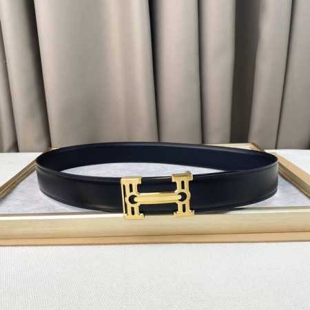 Men's Herm S, Soft And Delicate, Versatile And Elegant, Width 3.8 Cm, Official W - Click Image to Close