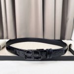 alenciaga Bb Narrow Belt This Bb Belt Is From Balenci Design Details Front Bu