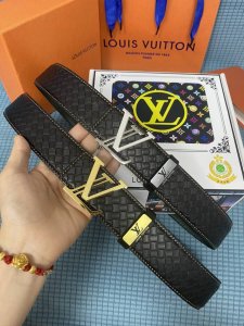 Men's Belt: Louis Vuitton Original Leather Belt (Ddd) Men's Leather Belt: 100% t