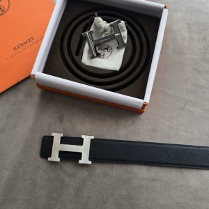 Hermes men's 3.8cm, with original palm-textured leather, top-notch quality! 652