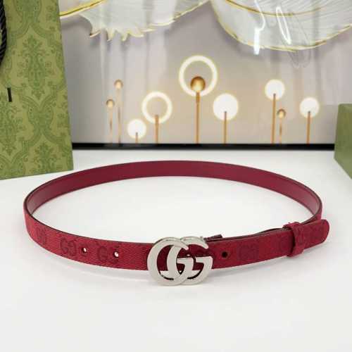 Special Gucci 2.0Cm New Woven Strap Canvas, Canvas With Leather Base, Strap With