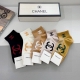 comes with packaging, 5 pairs per box Chanel classic socks, high-end version, p