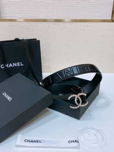 chanel 24C Resin Black And White Rhinestones Gold Metal Logo Buckle Brass Met