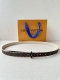 2.0 Wide Lv Iconic belt brings a modern twist to traditional elements. Slim size