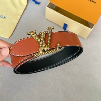 p: L Donkey Brand New Season Men's Original Single-Piece Belt, 40mm Width, Doubl