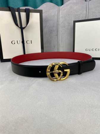 Width 4.0Cm Gucci Interlocking Double G Buckle Is Derived From The Brand's Moder - Click Image to Close