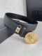 Product Name: Versace Original Belt, Leather Belt Model: Buckle, Classic Head-Sh