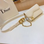 Dior Waist Bag With *Christian Dior Paris* Logo On The Inside Retro Gold Finish
