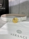 Width 4.0 Cm Versace This Soft Leather Belt Features A 3D Medusa Buckle, Perfect