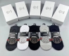 Special Versace new men's invisible boat socks, one box of five pairs. Made of p