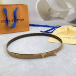 2.0 Cm Louis Vuitton Lv Belt, Double-Sided Top-Grain Cowhide Leather, Length: 75