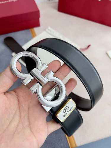 Product Name: Ferragamo Belt, Original Single Model: Hanging Buckle, Original Ne