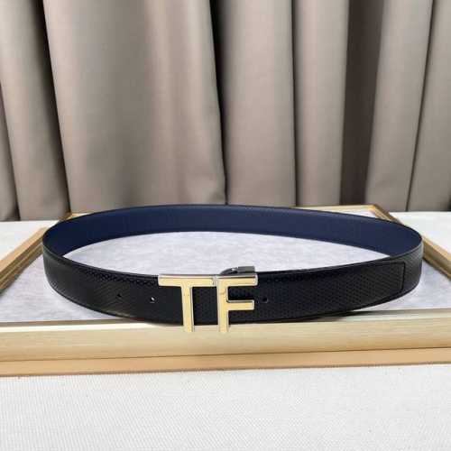 Men's Tf Tony.Ford. Soft And Smooth, Versatile And Elegant, 3.5 Cm Wide, Officia
