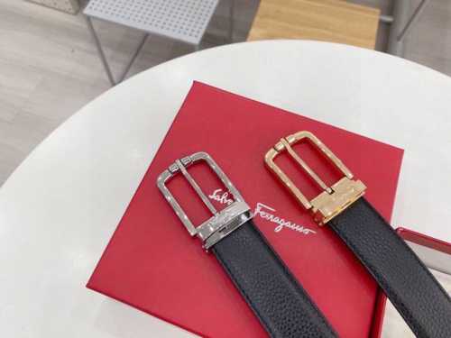 Ferragamo Universal Hot Seller Width: 3.5cm Counter-quality boutique Two-color